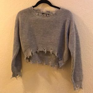 Crop sweater